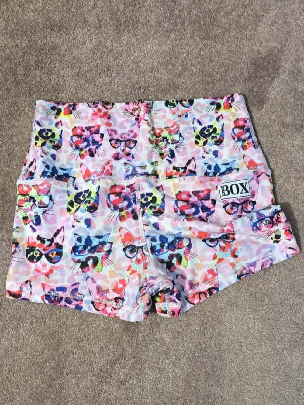 Rok The Box – Shorts - Cat Print – Size M